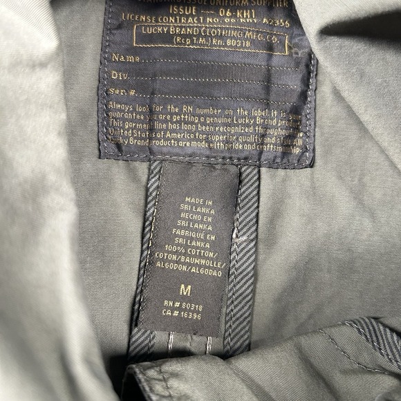 Lucky Brand Jacket Women M Military Utility Olive Standard Issue 06-KH1 Tactical - Picture 4 of 13